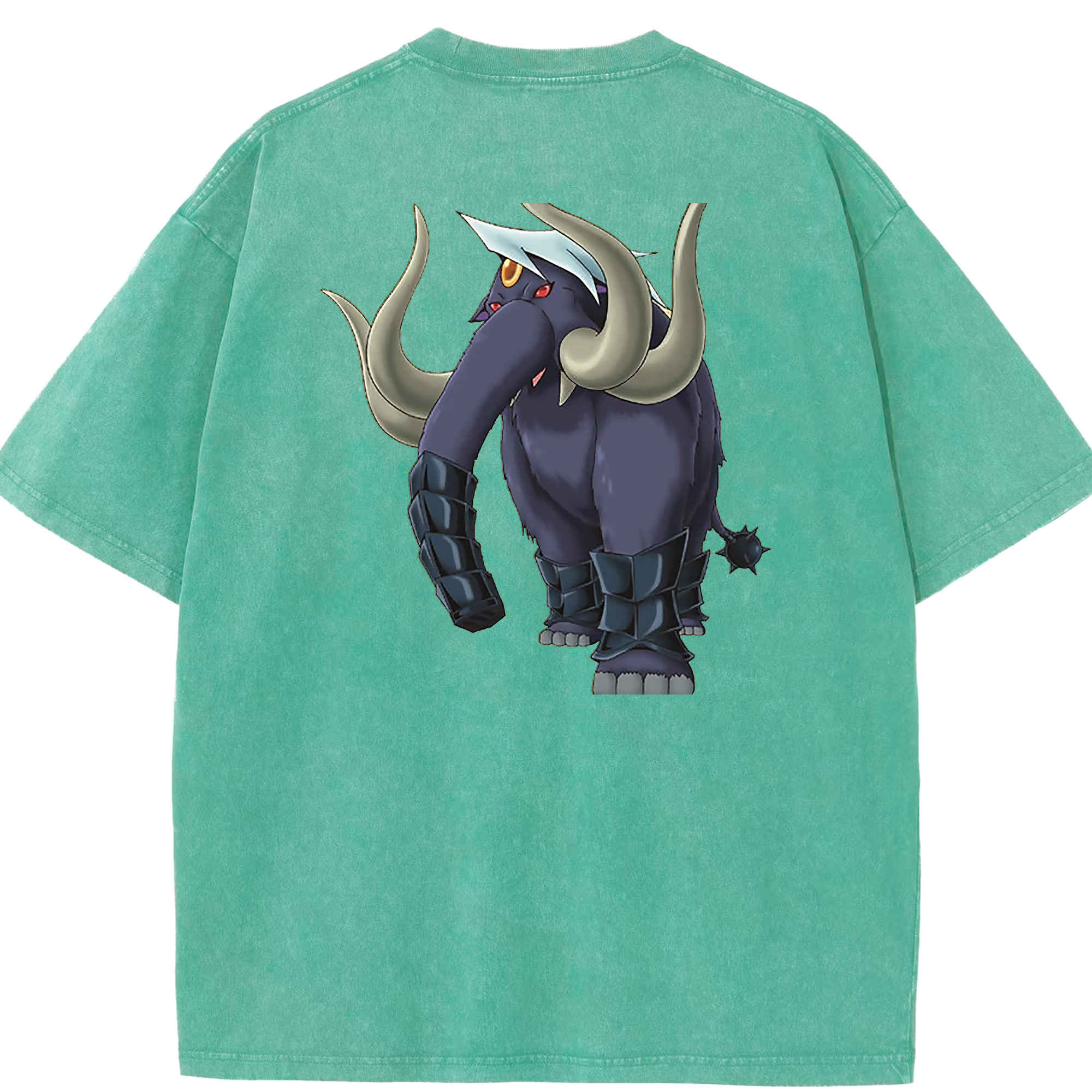（画像用） 遊☆戯☆王 Yu-Gi-Oh! 綿100% ヴィンテージ風 半袖Tシャツ（背面プリント）